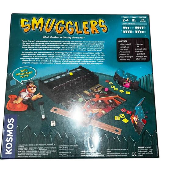 Smugglers Board Game Fence Contraband Strategic Multi-Player Family Fun CHOP NEW - Picture 4 of 5